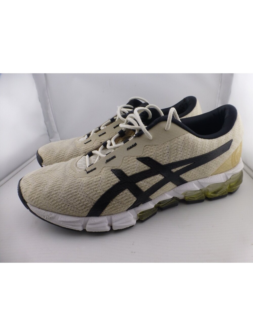 ASICS GEL-Quantum 360 Women's Sz 9.5 Running Shoes Beige Black Trainers - M22